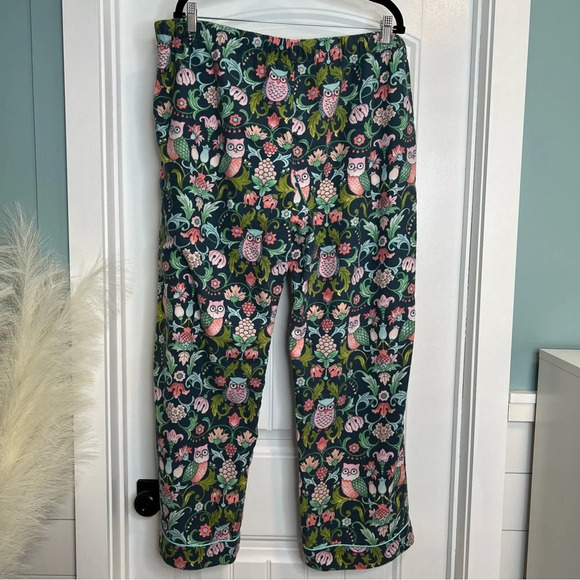 Nick & Nora Owl Pattern Flannel Pajama Set. Size XXL.‎ - Picture 10 of 13